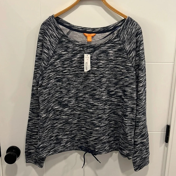 Joe Fresh long sleeve short style sweater size LG NWT - Picture 8 of 11